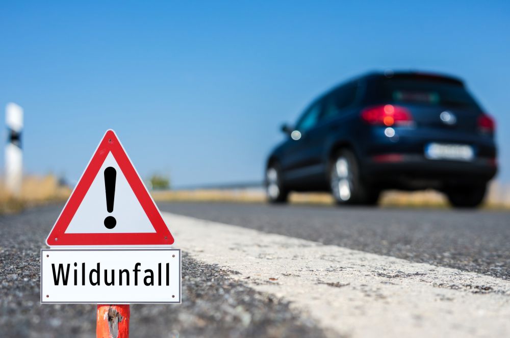 Verkehrszeichen in Rottach Egern beschädigt