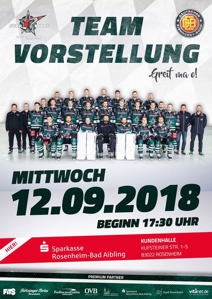 Offizielle Teamvorstellung bei der Sparkasse