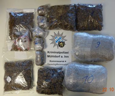 Größere Rauschgiftsicherstellung drei Männer in Ha