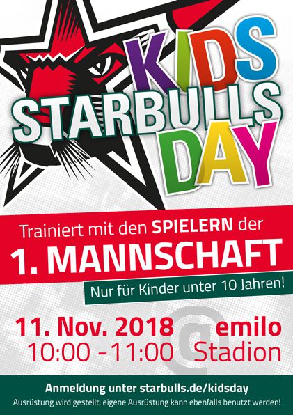 Starbulls KidsDay am 11 November