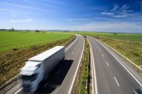Lkw Unfall nach technischem Defekt