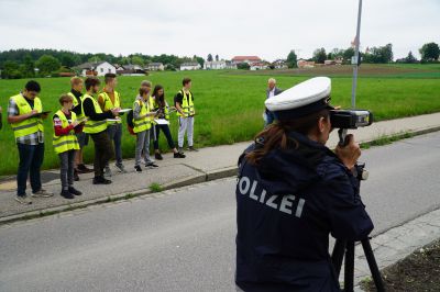 Bezirksentscheid der Schülerlotsen