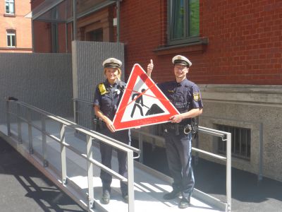 Polizeiinspektion Rosenheim jetzt barrierefrei err