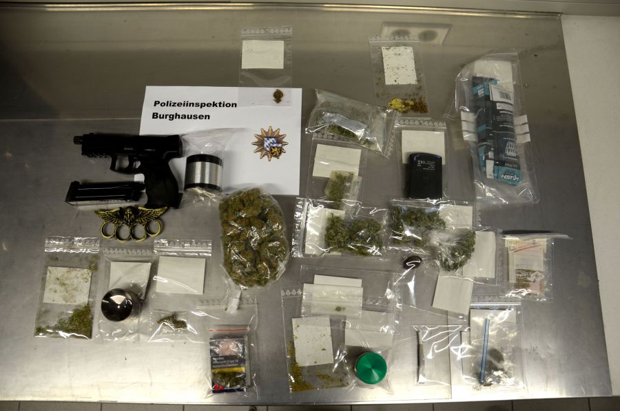 Rauschgiftkontrollen der Polizeiinspektion Burghau