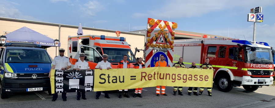 Autobahnpolizeistation Mühldorf veranstaltete Akti