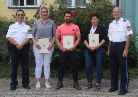 Ersthelfer ausgezeichnet Seeon Trostberg