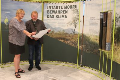 Ausstellung Faszination Moor im Foyer des Landrats