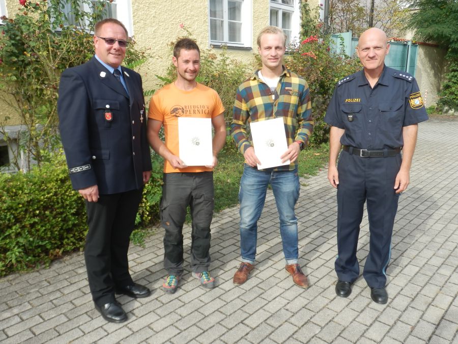 TROSTBERG Anerkennung für entschlossenes Handeln z