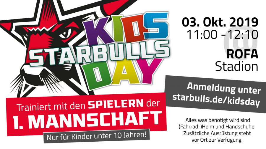 ROSENHEIM Starbulls KidsDay am 3 Oktober
