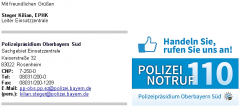 Betrügerische Anrufe Raum Rosenheim und Wasserburg