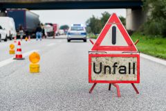 Anger A8 Freilaufendes Vorderrad auf der A8 Fahrer