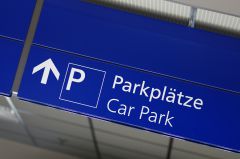Sperrung Parkhaus P2 unter dem Kultur Kongress Zen
