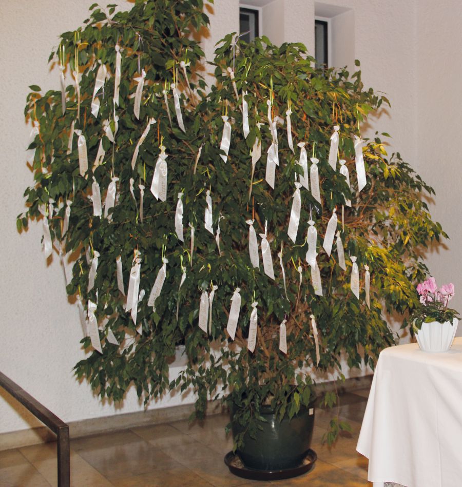Gedenkfeier an der RoMed Klinik Wasserburg am Inn