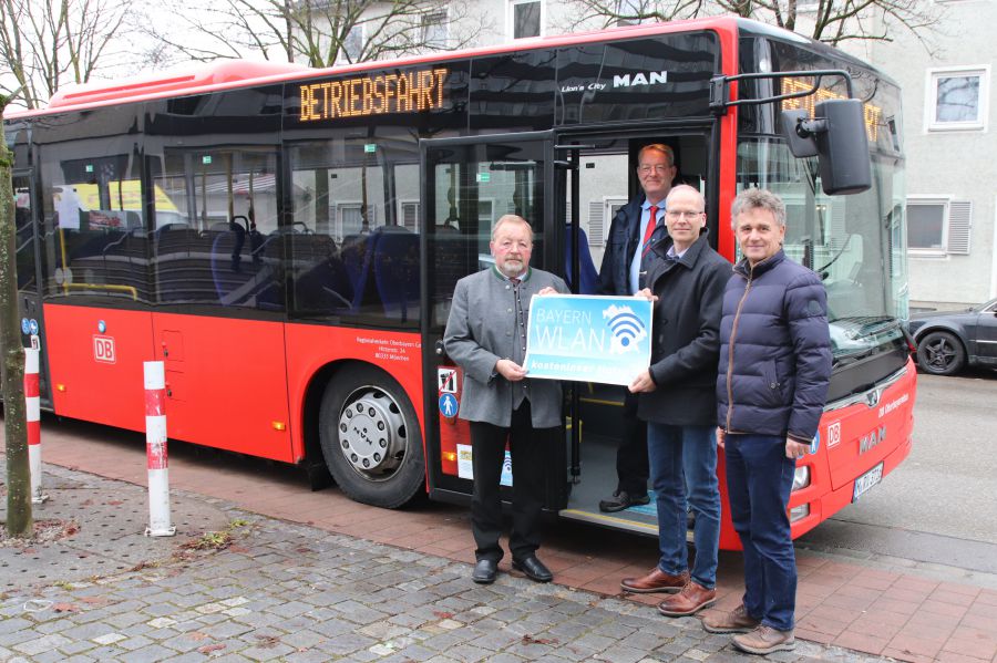 BayernWLAN jetzt auch in 15 Regionalbussen des ÖPN