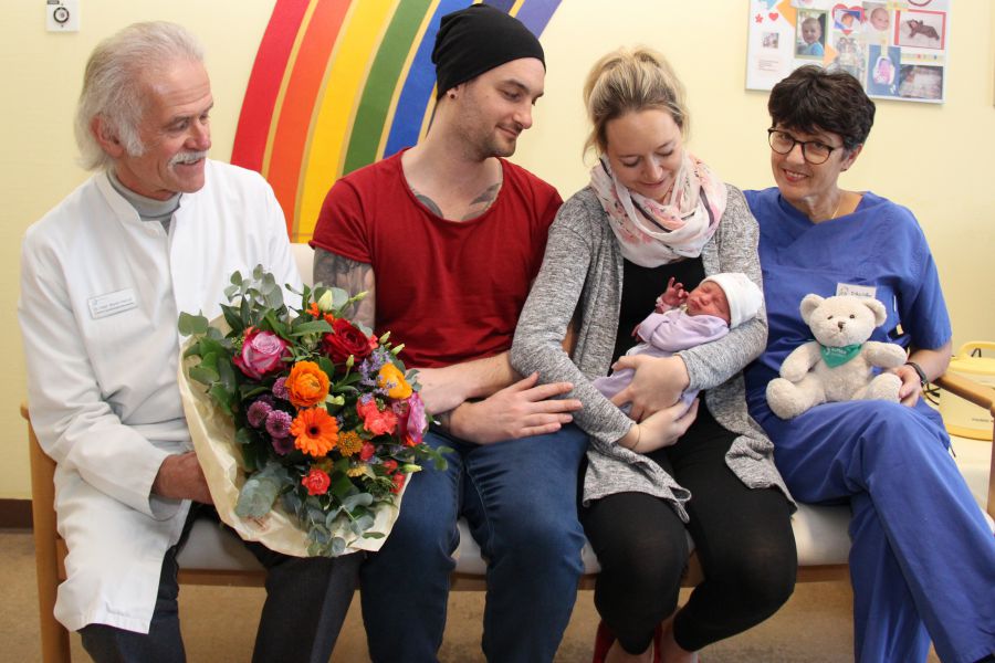 Das Wasserburger Neujahrsbaby heißt Mila