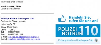 Burghausen Sachbeschädigung an Kfz