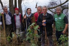 Pflanzaktion zum 80 jährigen Bestehen des Natursch