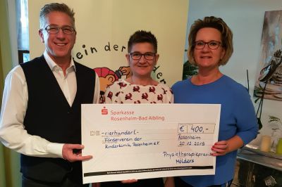 Physiotherapiepraxis Mölders hat großes Herz für k
