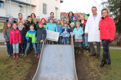 Klöpfeln für den guten Zweck Spende an den Förderv
