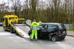 PALLING Feichten a d Alz Verkehrsunfall mit Sachsc