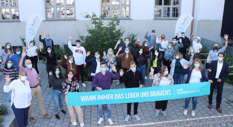 RoMed Azubis beginnen neue generalistische Pflegea