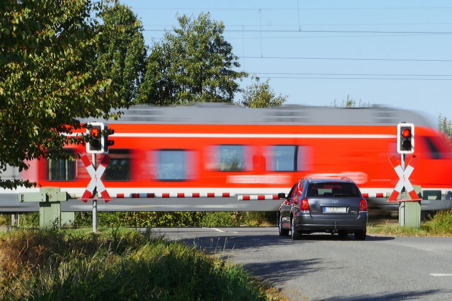 Nußdorf Unfall mit Regionalzug