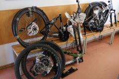 Gestohlene E Bikes sollten außer Landes gebracht w