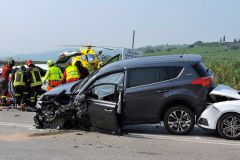 Chieming Schwerer Verkehrsunfall mit einer getötet