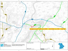 Dringende Baumfällarbeiten an der Ortsdurchfahrt v