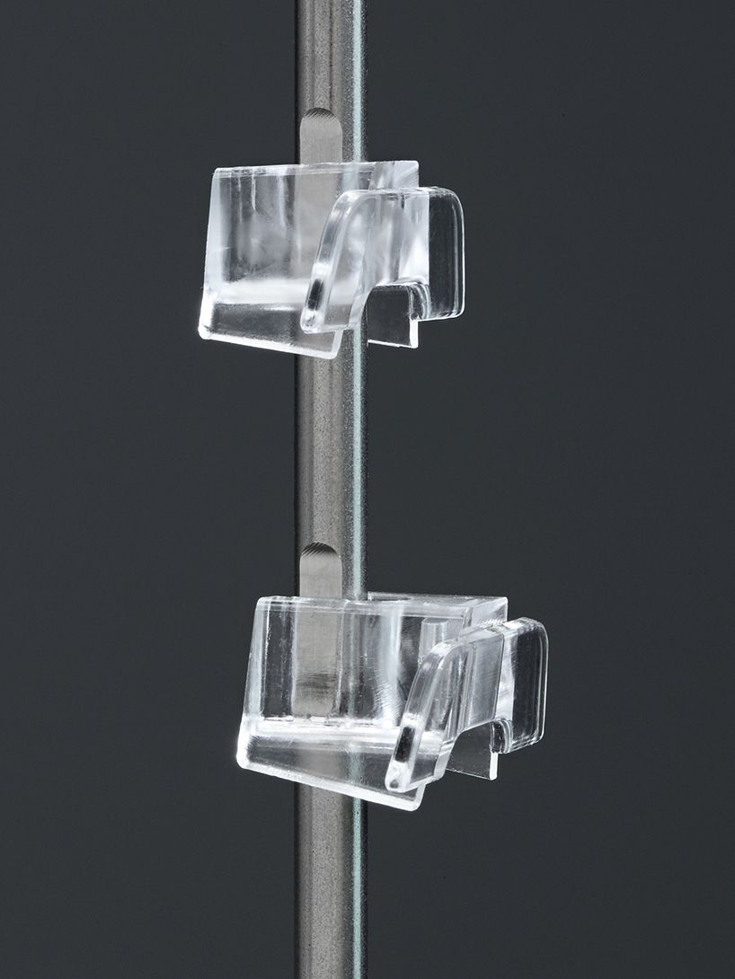 Brillenclips aus Polycarbonat klar