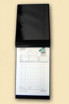 Bestellblöck m Schreibmappe