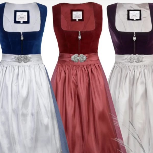 Atemberaubendes Samtdirndl von Marjo