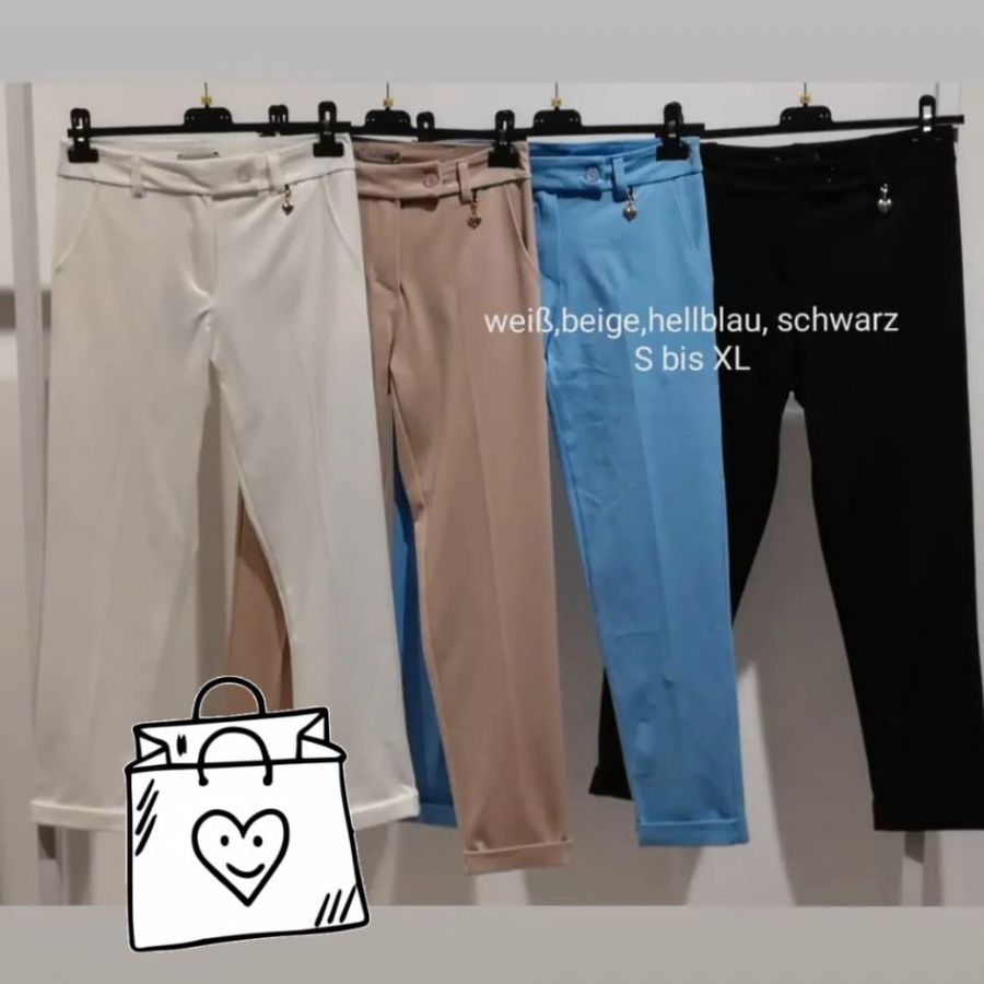 Stylische Stretchhosen aus Italien