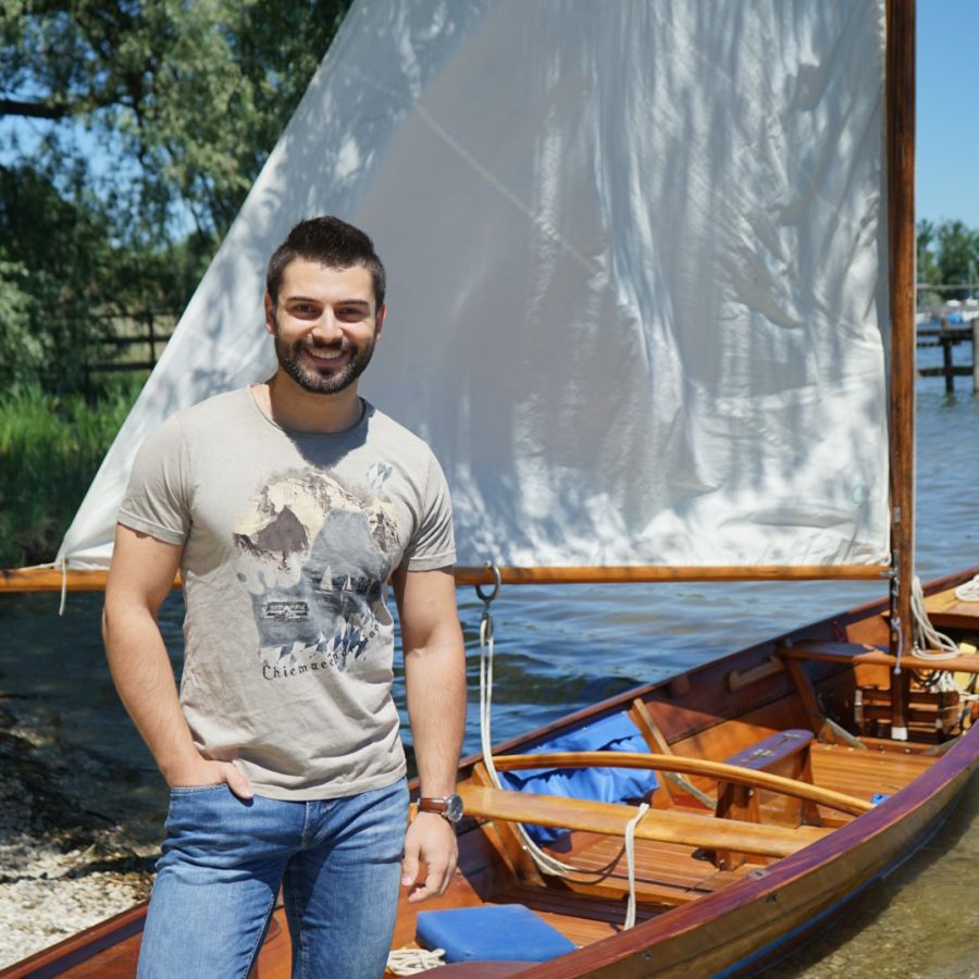 Fesches Chiemseeshirt Chiemsee narrisch aus Baumwo