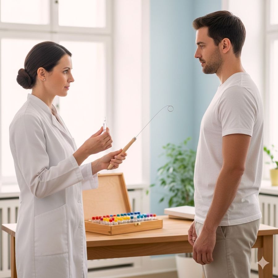 Behandlung durch Ursachenfindung von Störfeldern i