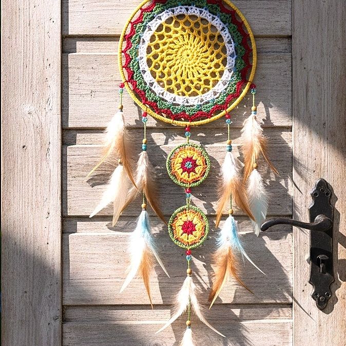 Traumfänger Unikate gehäkelt und handgemacht