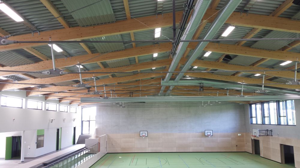 Neubau 2 5 fach Turnhalle Rimsting