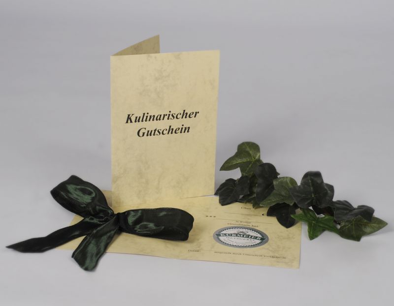 Verschenken Sie einen kulinarischen Gutschein