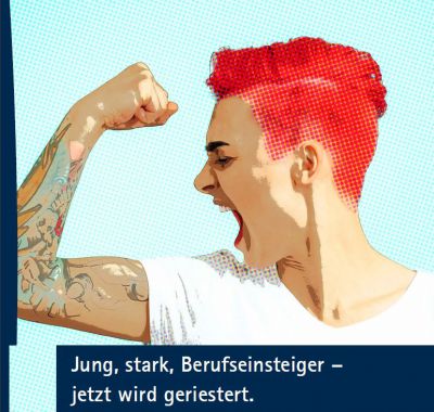 Jung stark Berufseinsteiger jetzt wird geriestert