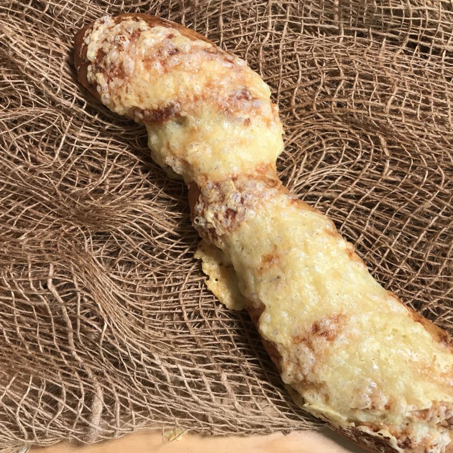 Zwiebel Käse Stangerl das Geröstete ?