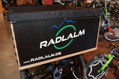 Werbefläche für Firma gratis auf eigenem Lastenrad